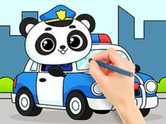 Jogo Coloring Book: Police Panda