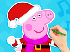 Jogo Coloring Book: Peppa Pig Snowman