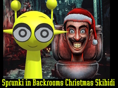 Jogo Sprunki in Backrooms Christmas Skibidi 