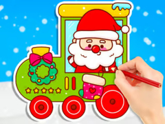 Jogo Coloring Book: Christmas Train