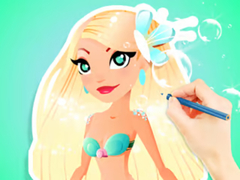 Jogo Coloring Book: Aqua Mermaid