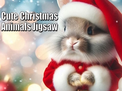 Jogo Cute Christmas Animals Jigsaw