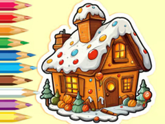 Jogo Coloring Book: Christmas Candy House