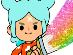 Jogo Coloring Book: Toca Boca Rita