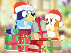 Jogo Jigsaw Puzzle: Bluey Christmas Unboxing