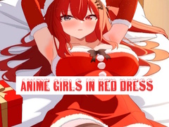 Jogo Anime Girls In Red Dress Tile Puzzle