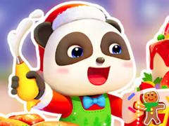Jogo Jigsaw Puzzle: Baby Panda Christmas Chef