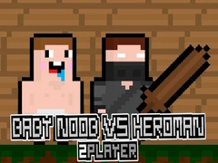 Jogo Baby Noob vs Heroman 2 Player