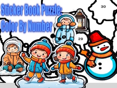 Jogo Sticker Book Puzzle: Color By Number