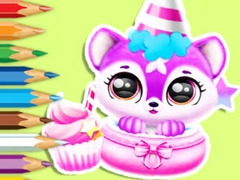 Jogo Coloring Book: Baby Fluff's Birthday
