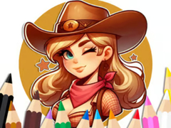 Jogo Coloring Book: Cowgirl