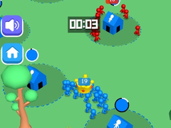 Jogo Giant Crowd Io House Capture