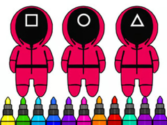 Jogo Coloring Book: Squid Game Mask