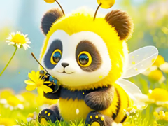 Jogo Jigsaw Puzzle: Panda Bee