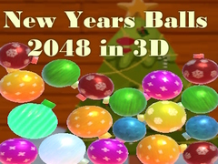 Jogo New Years Balls 2048 in 3D