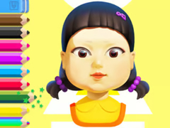 Jogo Coloring Book: Squid Game Doll