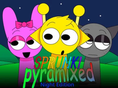 Jogo Sprunki Pyramixed: Night Edition