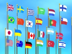 Jogo Flag Puzzle Jam: Collect Flags