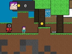 Jogo Squid Escape But Blockworld