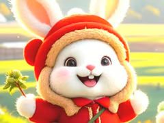 Jogo Jigsaw Puzzle: Hiking Bunny