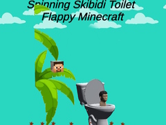 Jogo Spinning Skibidi Toilet Flappy Minecraft