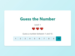 Jogo Guess The Number