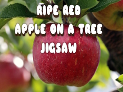 Jogo Ripe Red Apple on a Tree Jigsaw