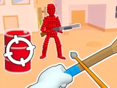 Jogo Stickman Archer Shooting Arrows at Reds