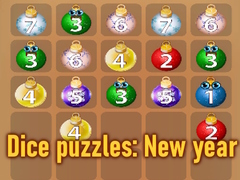 Jogo Dice puzzles: New year