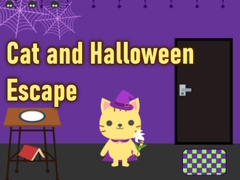 Jogo Cat and Halloween Escape