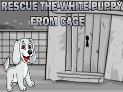 Jogo Rescue the White Puppy from Cage