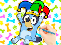 Jogo Coloring Book: Clown Bluey