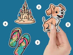 Jogo Sticker Book Puzzle Color By Number