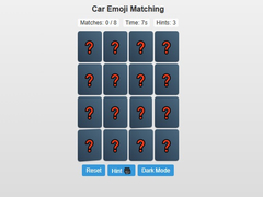 Jogo Car Emoji Matching