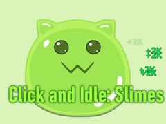 Jogo Click and Idle: Slimes