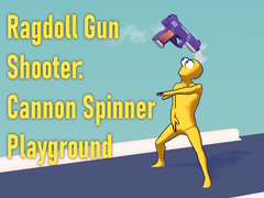 Jogo Ragdoll Gun Shooter: Cannon Spinner Playground