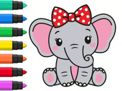 Jogo Coloring Book: Elephant