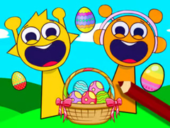 Jogo Coloring Book: Sprunki Incredibox Easter