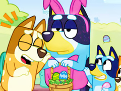 Jogo Jigsaw Puzzle: Bluey Easter Dress Up