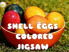 Jogo Shell Eggs Colored Jigsaw