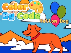 Jogo Color By Code: Yellow Dog