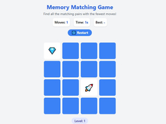 Jogo Memory Matching Game