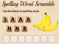 Jogo Spelling Word Scramble