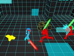 Jogo Stickman Neon Sword Fighting