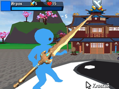 Jogo Obby Stickman  On Swords