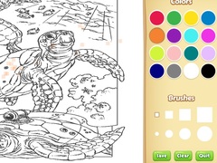 Jogo Sea Animal Coloring Book