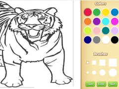Jogo Tiger Coloring Book