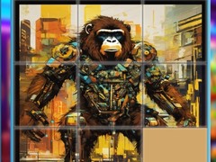 Jogo Gorilla Sliding Puzzles