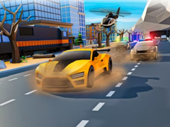 Jogo Police Car Chase ZigZag Escape 3D