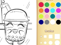 Jogo Boba Tea Coloring Book for Kids
